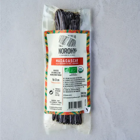 Norohy Organic Madagascan 16-23cm Vanilla Beans